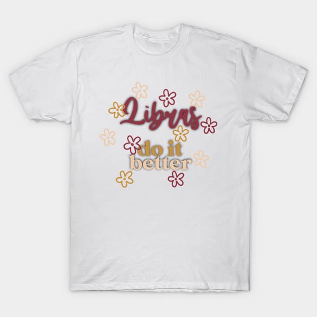 Libra T-Shirt by nicolecella98